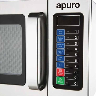 Apuro Commercial Microwave 25Ltr Close Up