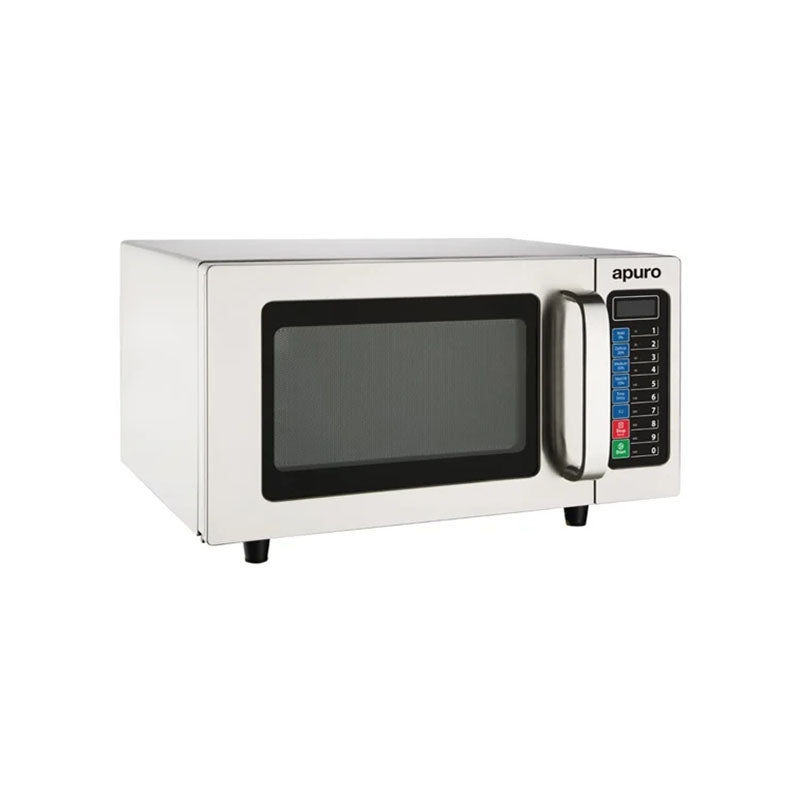 Apuro Commercial Microwave 25Ltr Front Angle