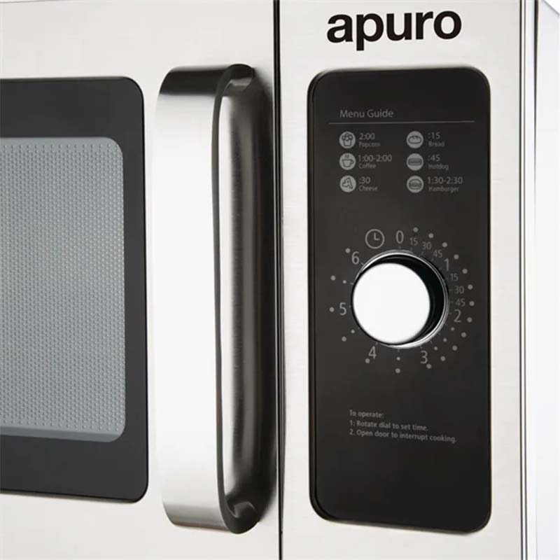 Apuro Light Duty Manual Commercial Microwave 25 Litre