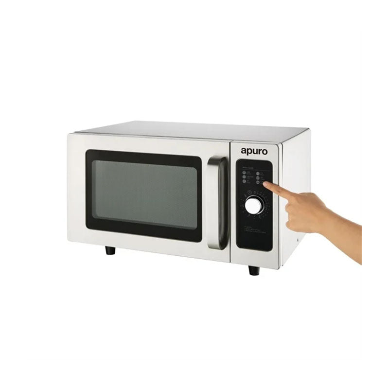 Apuro Light Duty Manual Commercial Microwave 25 Litre