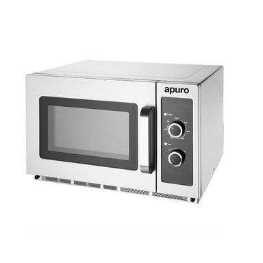 Apuro Manual Commercial Microwave Oven 34Ltr 1800W Left Facing