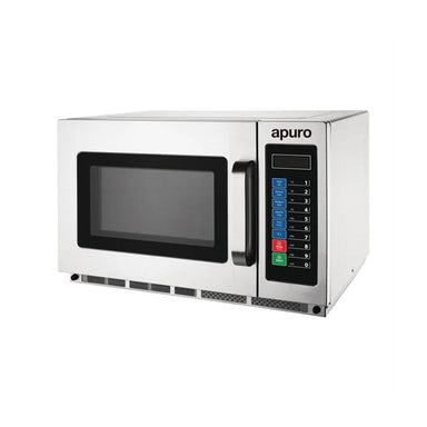 Apuro Medium Duty Programmable Commercial Microwave 34Ltr Left Facing Closer