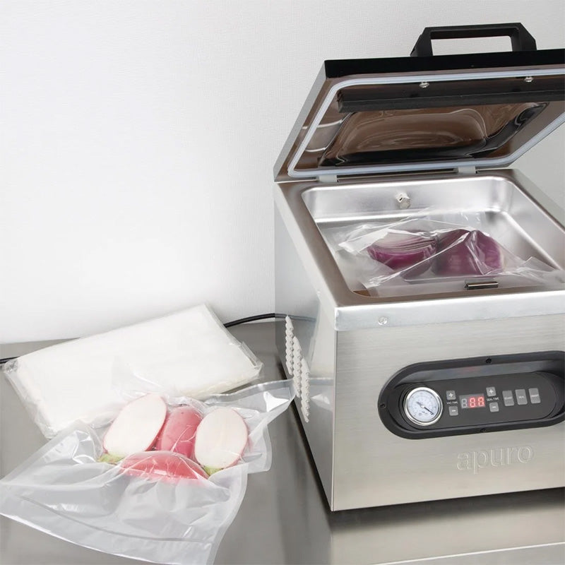 Apuro Benchtop Vacuum Sealing Chamber Demonstration Front Angle Image