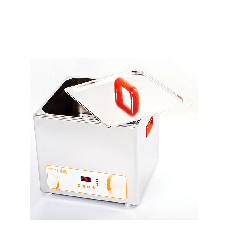 Clifton Food Range Unstirred Digital Water Bath 28 Litre Front View