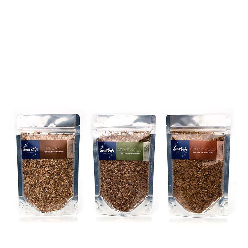 Sous Vide Australia Food Smoking Woodchips Front View