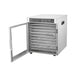 Dalle 10 tray dehydrator side view with door open