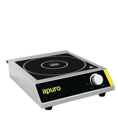 Apuro 3kW Induction Cooktop Front Left Angled View